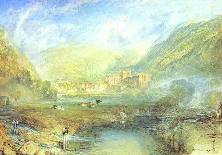 J.M.W. Turner Rivaulx Abbey, Yorkshire china oil painting image